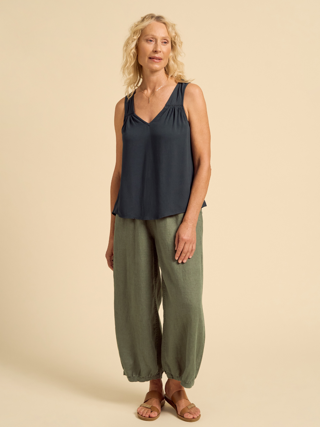 Sasa Bamboo Top Charcoal