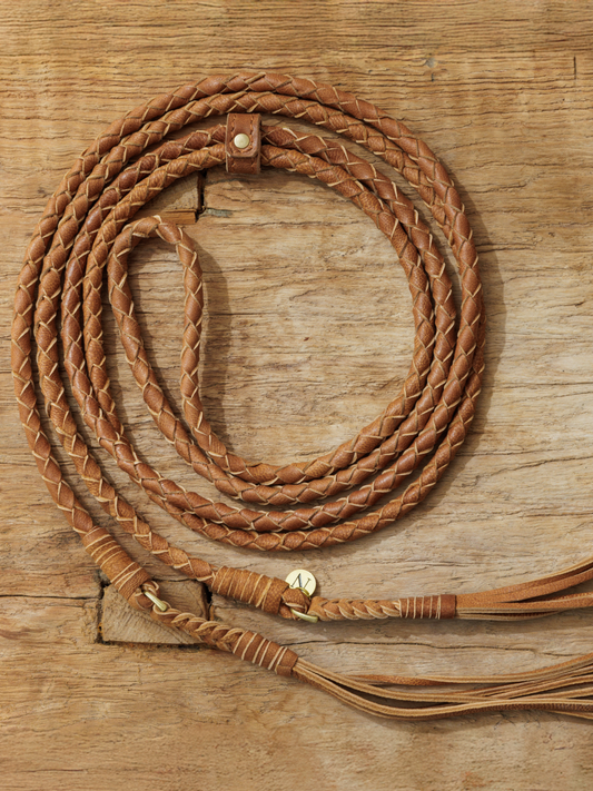 Image features Sierra Leather Belt in Cacao