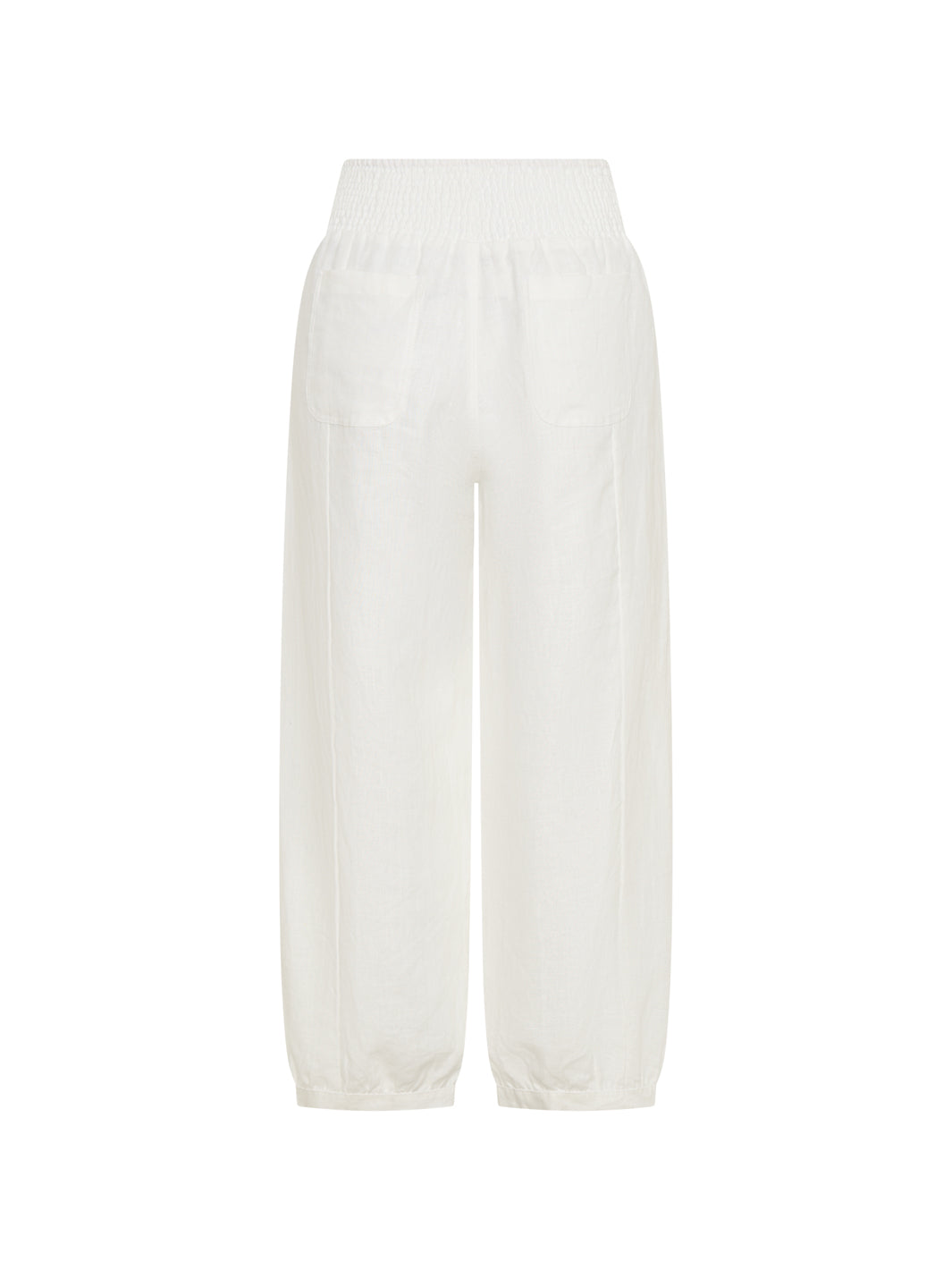 Sadhu French Linen Pants White