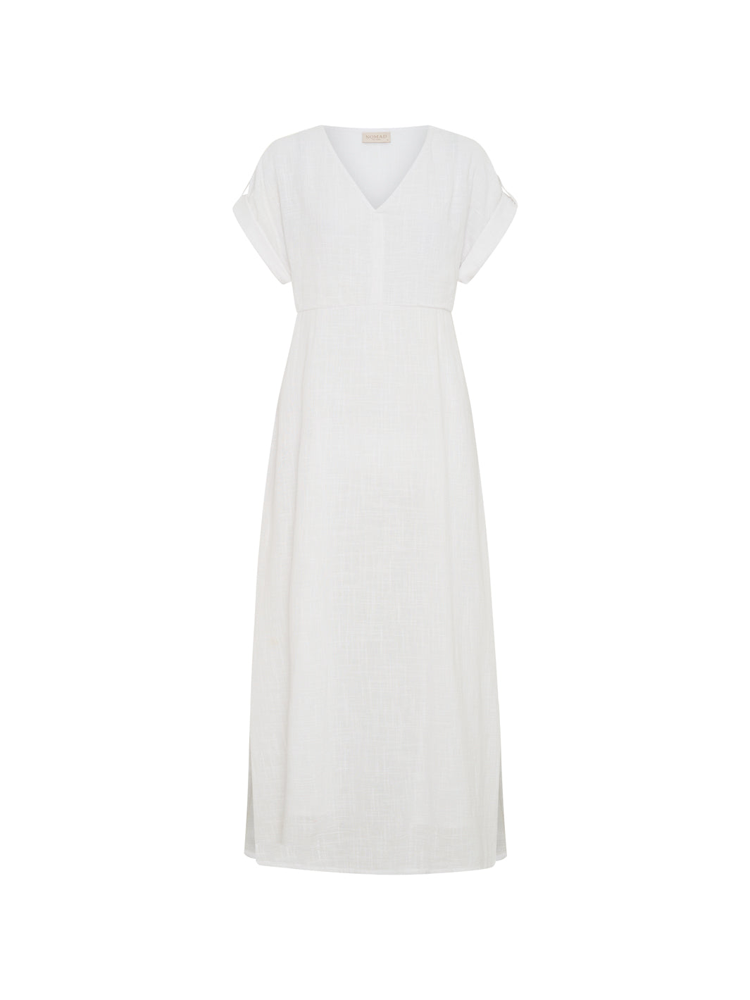 White dress on a white background