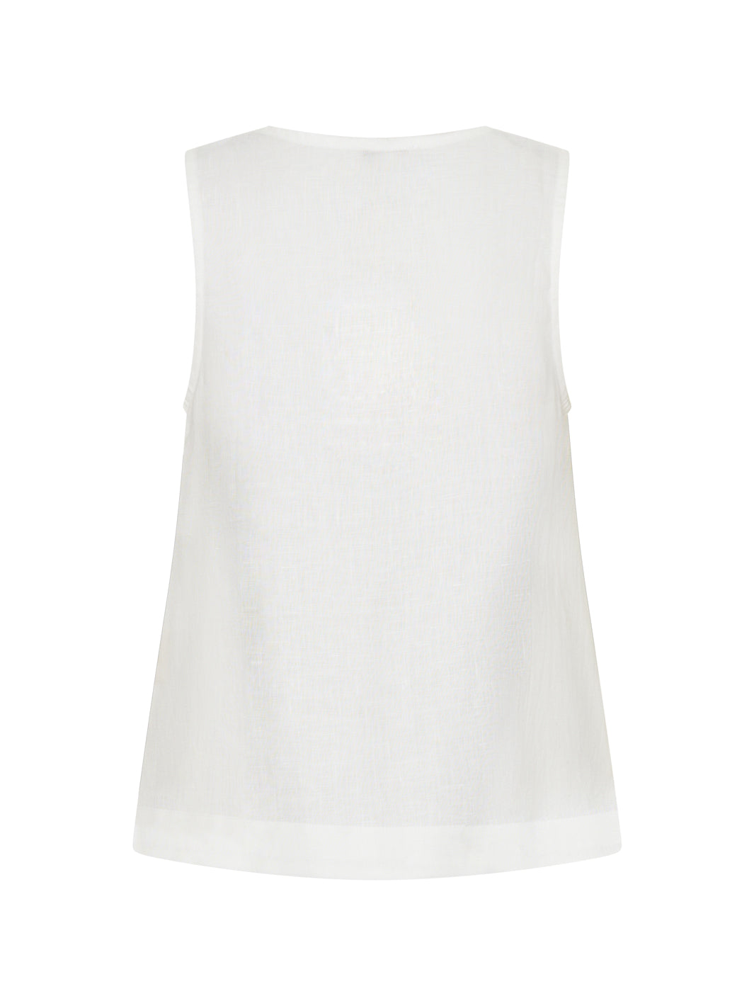 Suvi Linen Top White