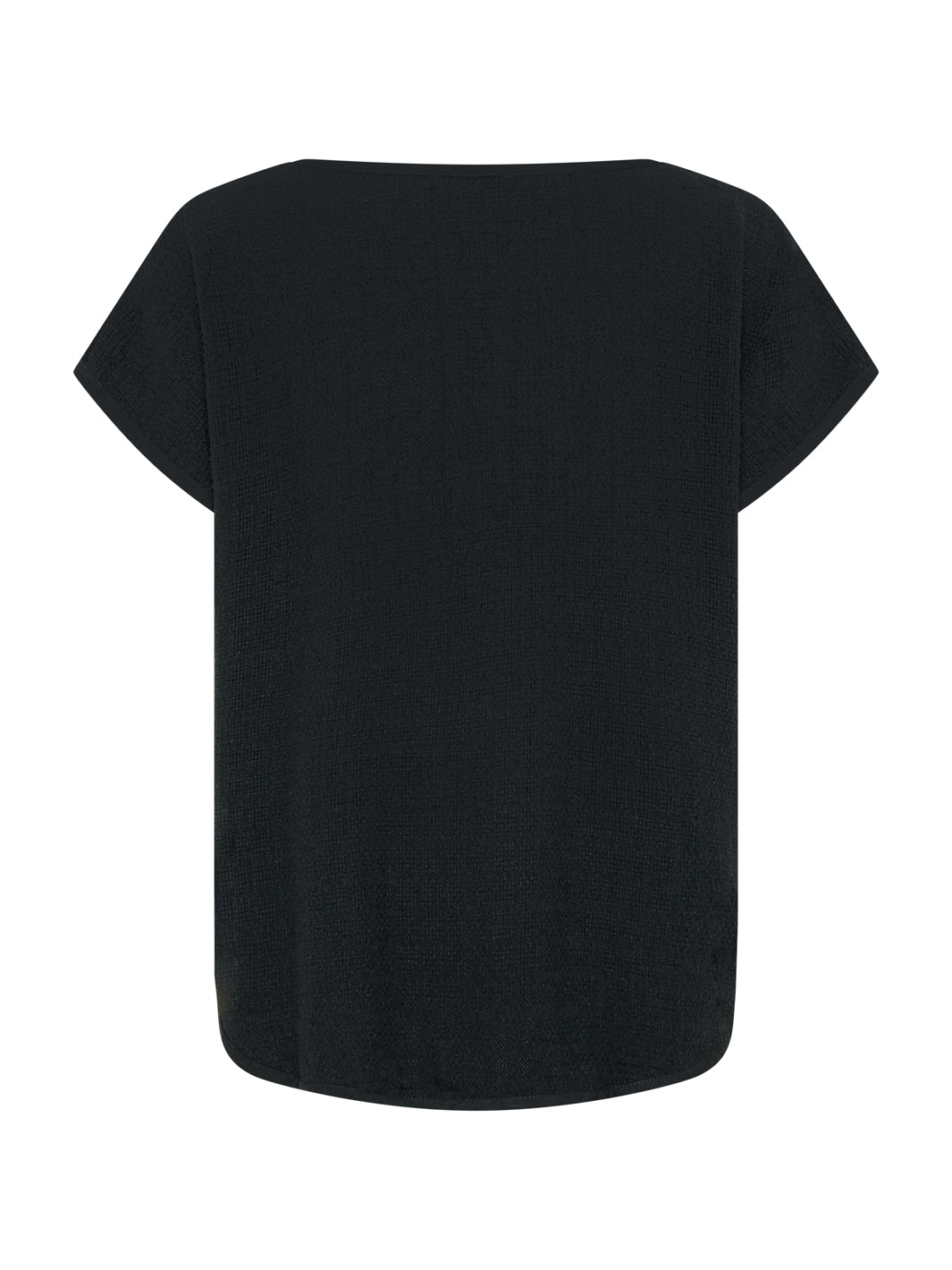 Casa Linen Blend Top Charcoal