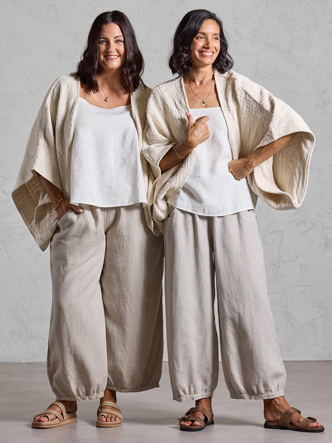 Bloom Cotton Shrug Ecru