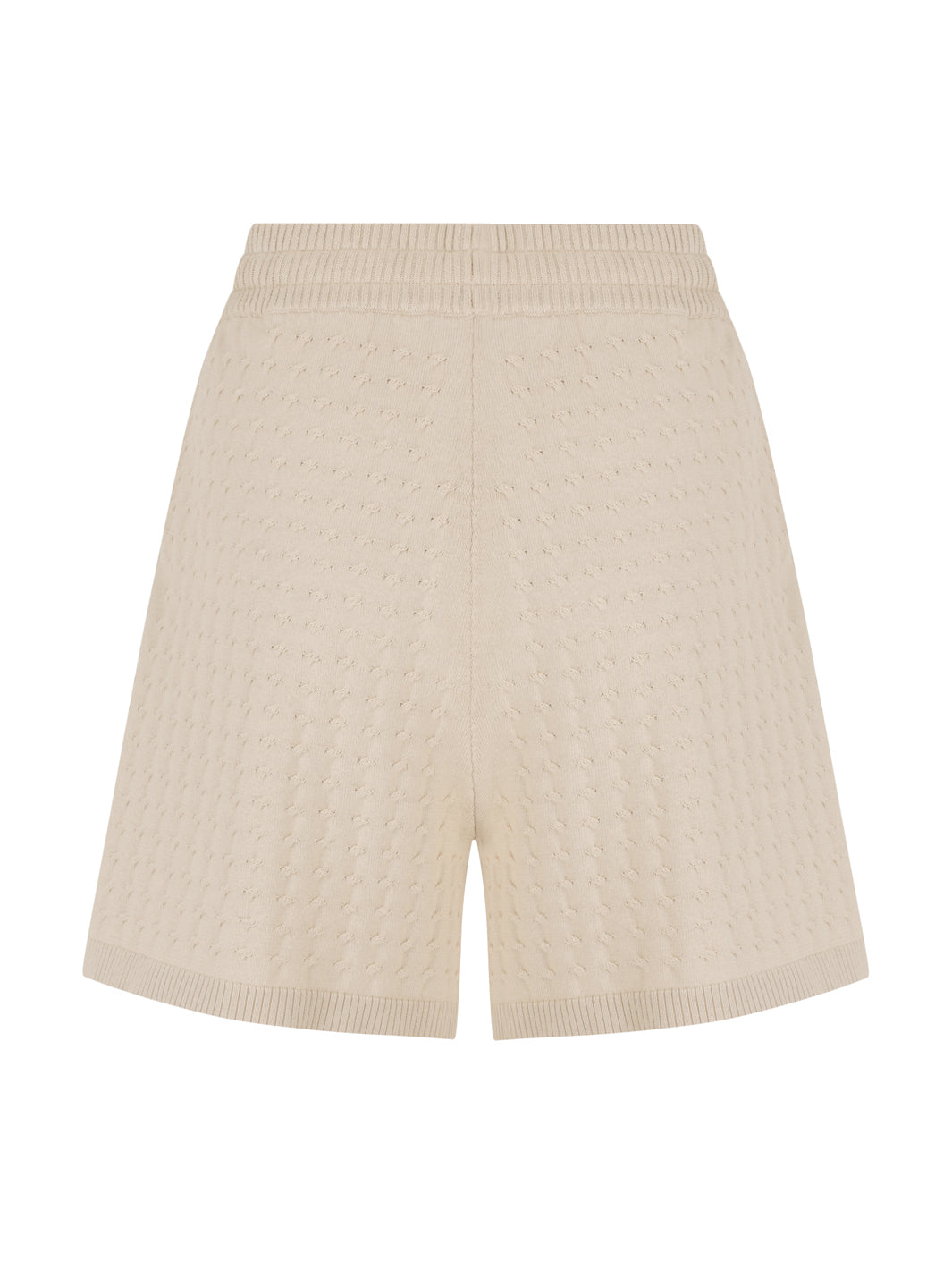Lennox Cotton Knit Shorts Stone