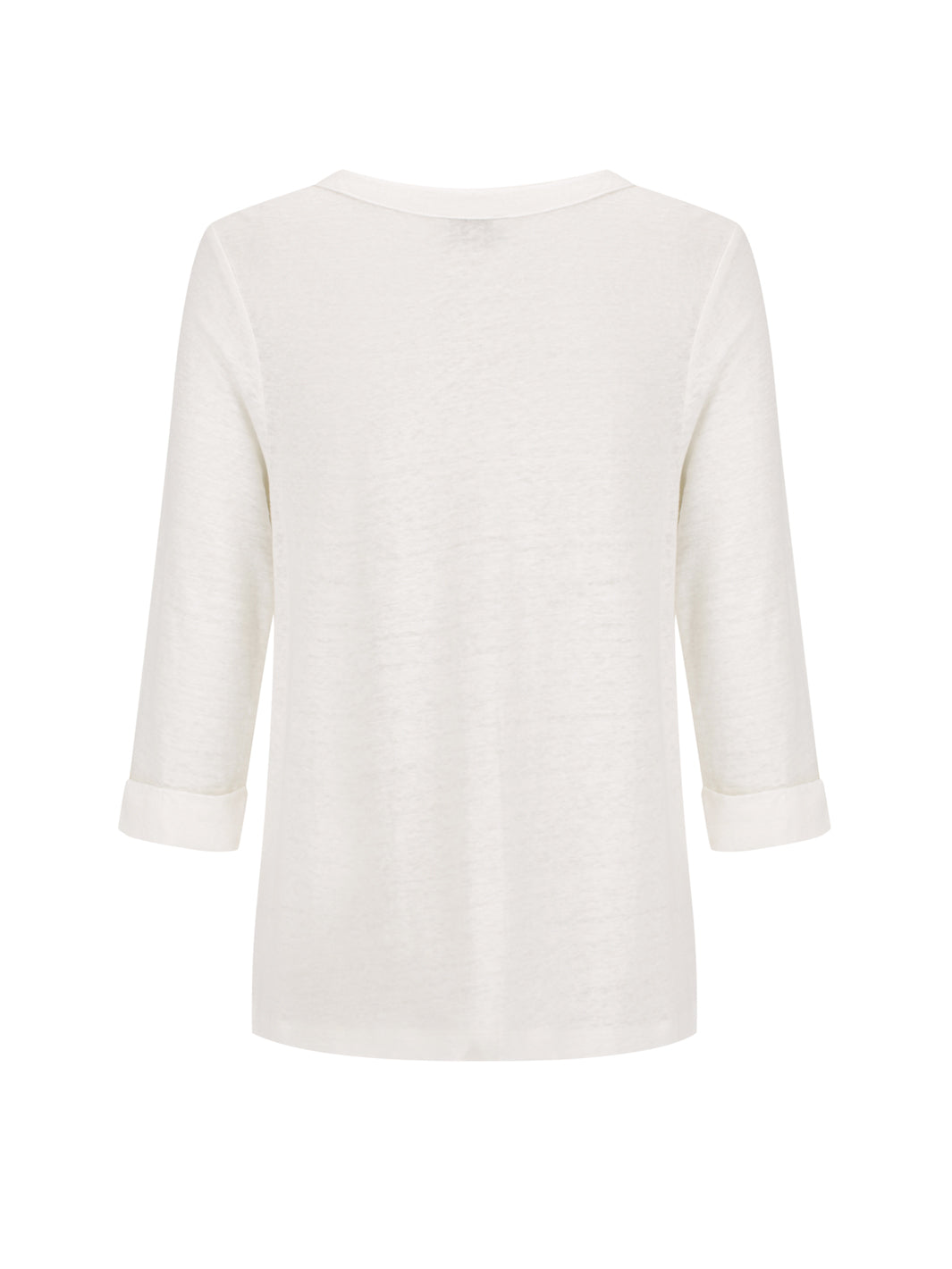 Marlee Linen Jersey Top Coconut