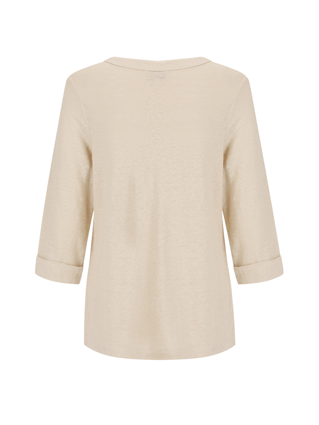 Marlee Linen Jersey Top Stone
