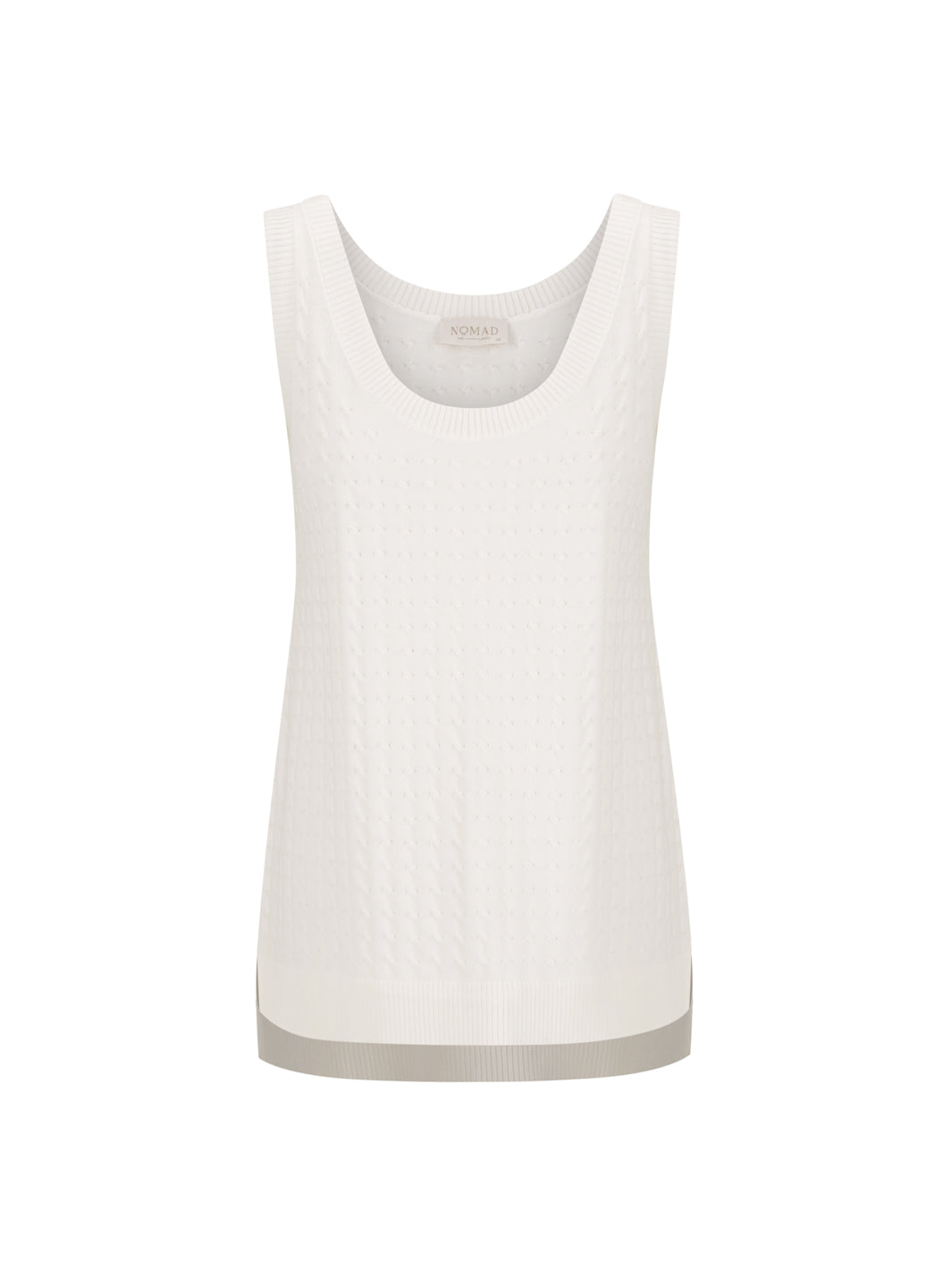 Matilda Cotton Knit Top Coconut