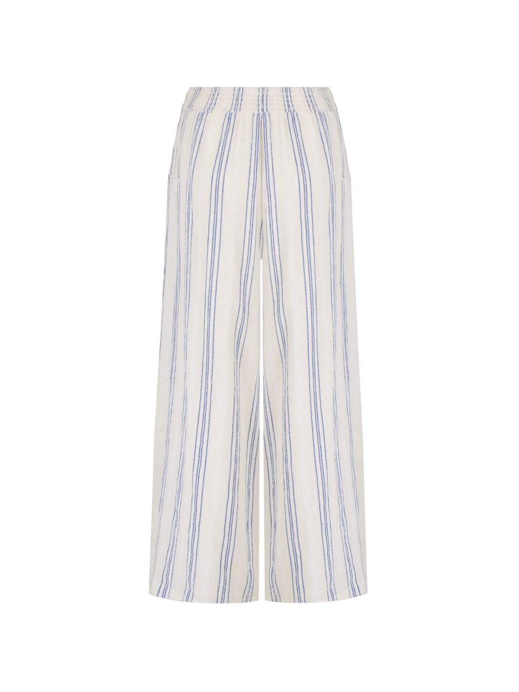 Milos Cotton Pants Azure Stripe