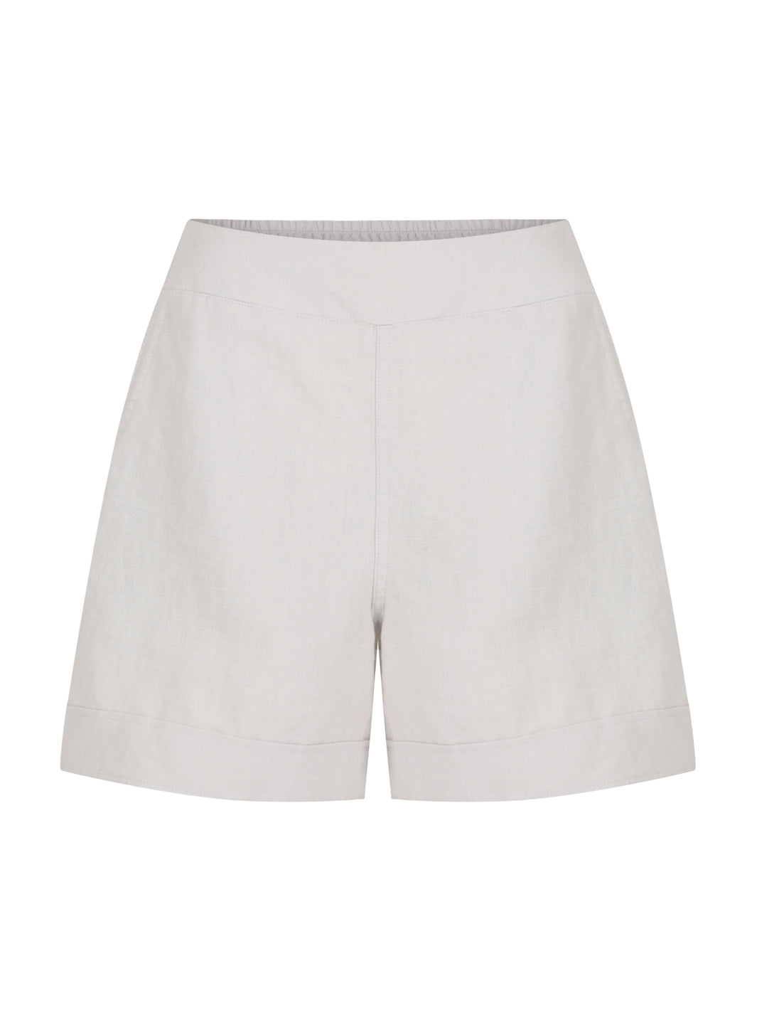 Paros Linen Shorts Oyster