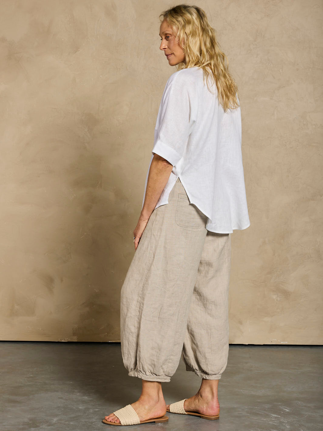 Dune French Linen Shirt White
