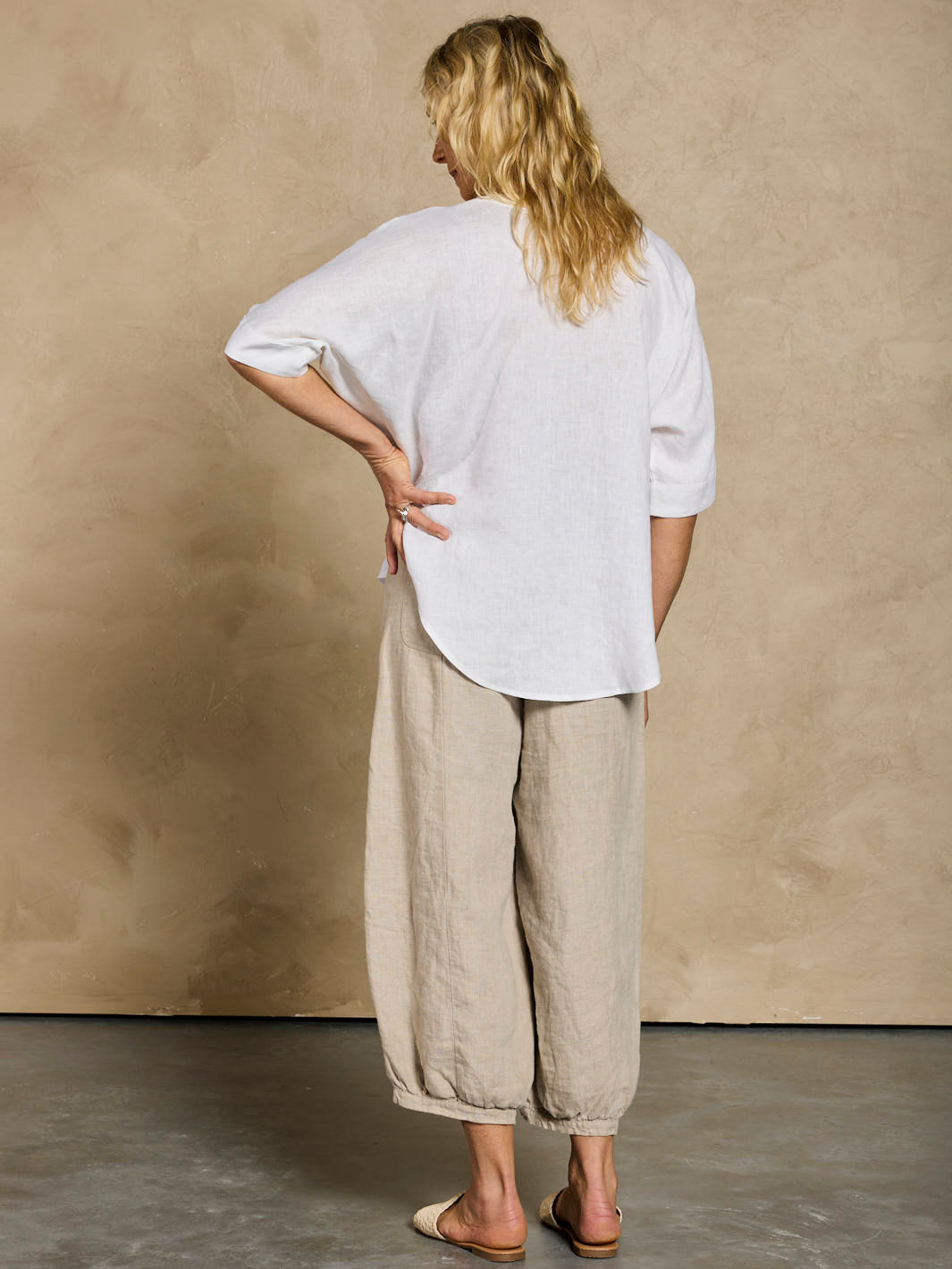 Dune French Linen Shirt White