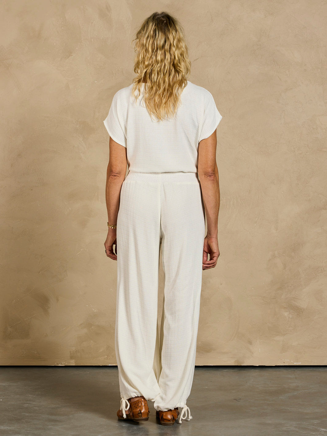 Namaste Linen Blend Pants Coconut