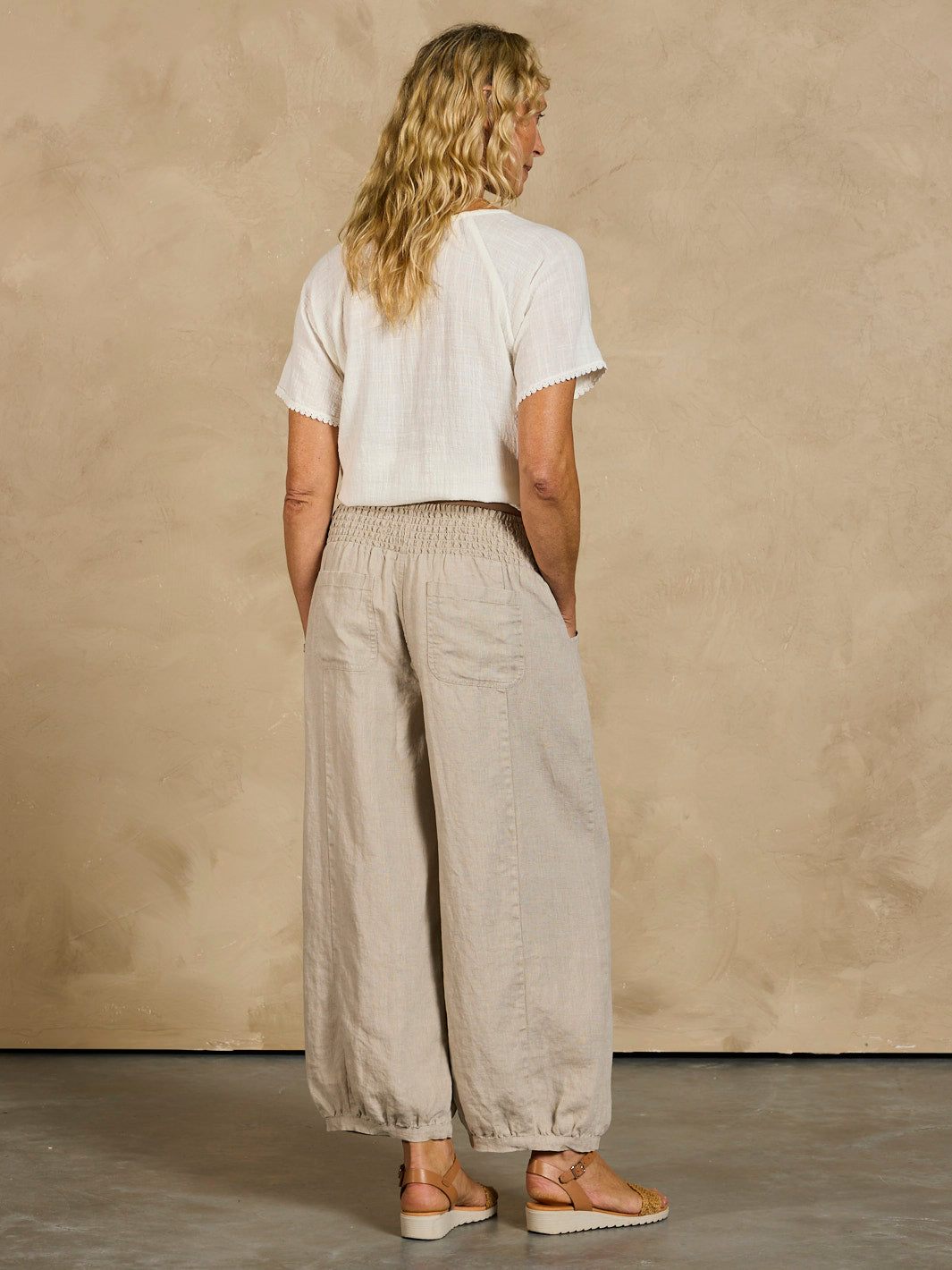 Sadhu French Linen Pants Flax