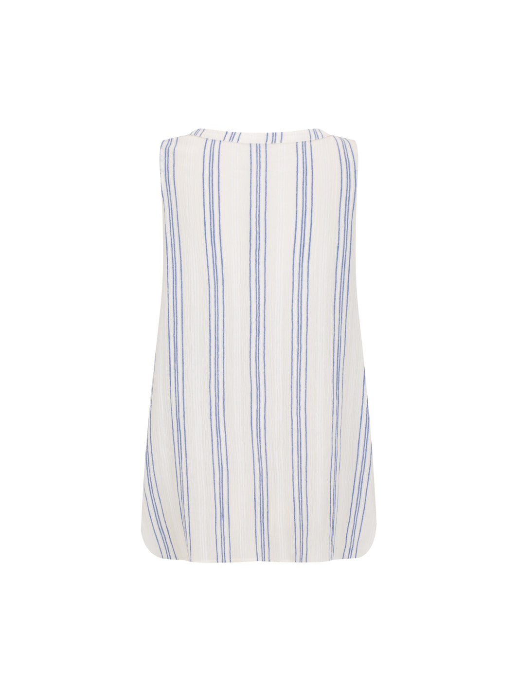 Pollonia Cotton Top Azure Stripe