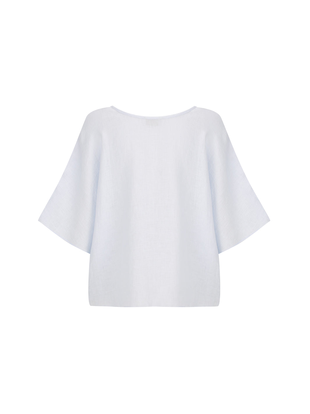 White blouse on a white background