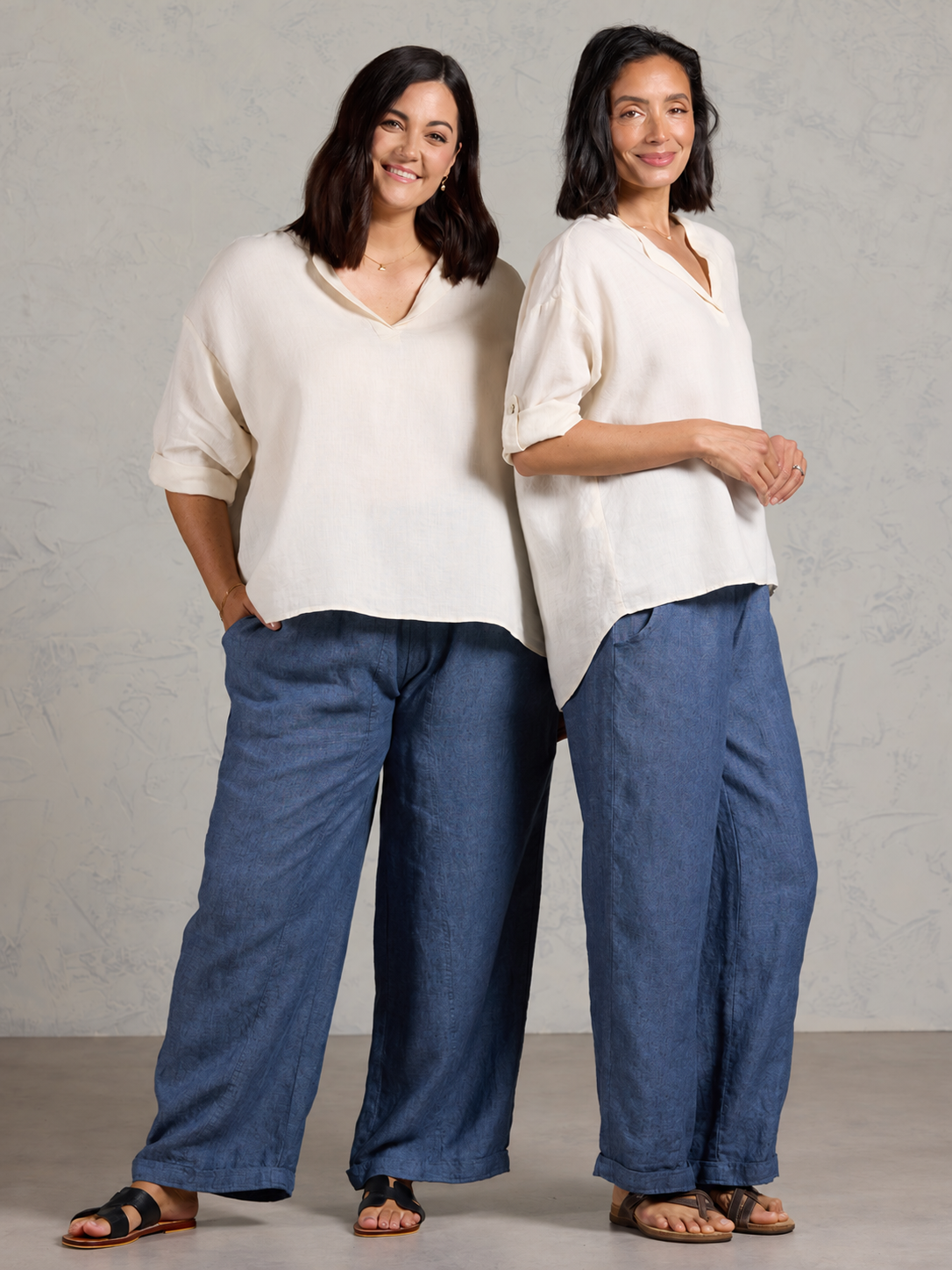 Arya French Linen Shirt Vanilla