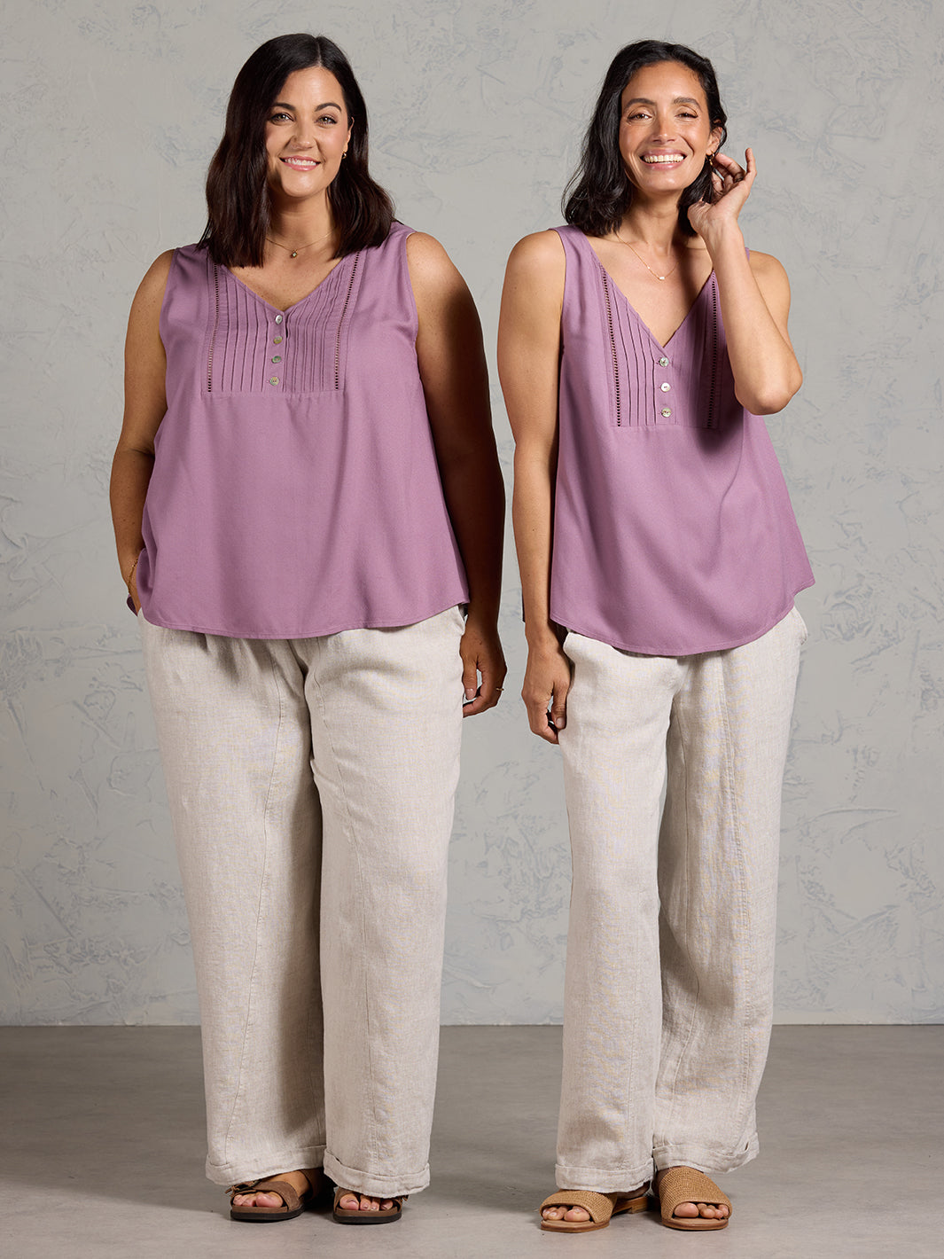 Lili Bamboo Top Mulberry