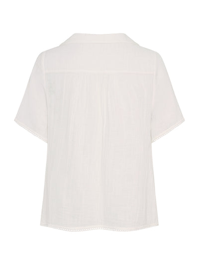 Henley Cotton Top Coconut