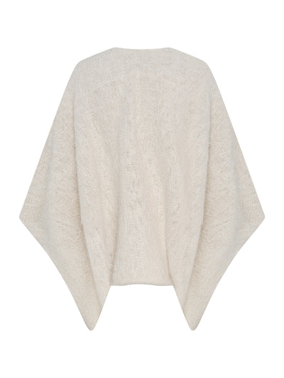 Image features Bloom Cotton Shrug in Ecru