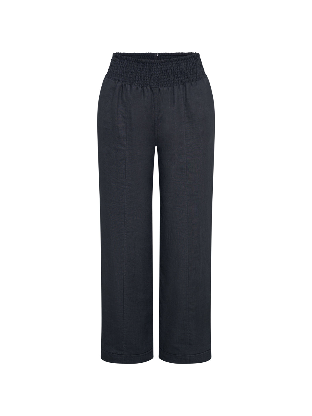 Image features Morrissey Linen Twill Pants in  Charcoal