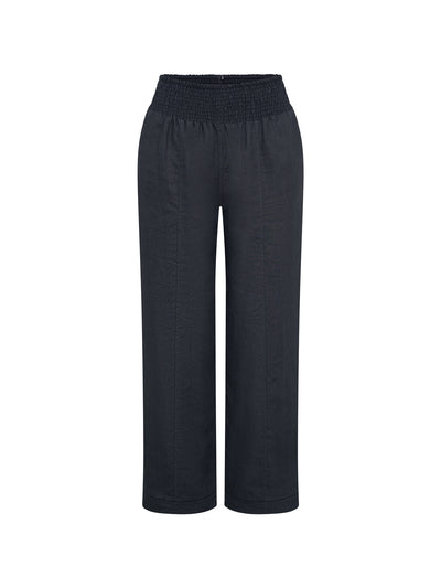 Image features Morrissey Linen Twill Pants in  Charcoal