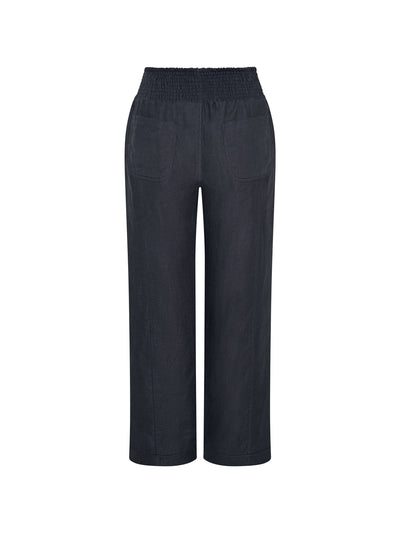 Image features Morrissey Linen Twill Pants in  Charcoal