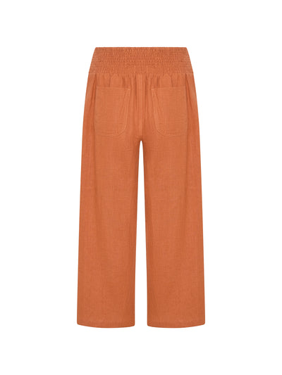 Latina Linen Pants Rust