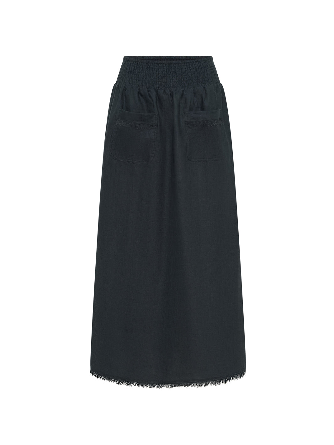 Black skirt on a white background