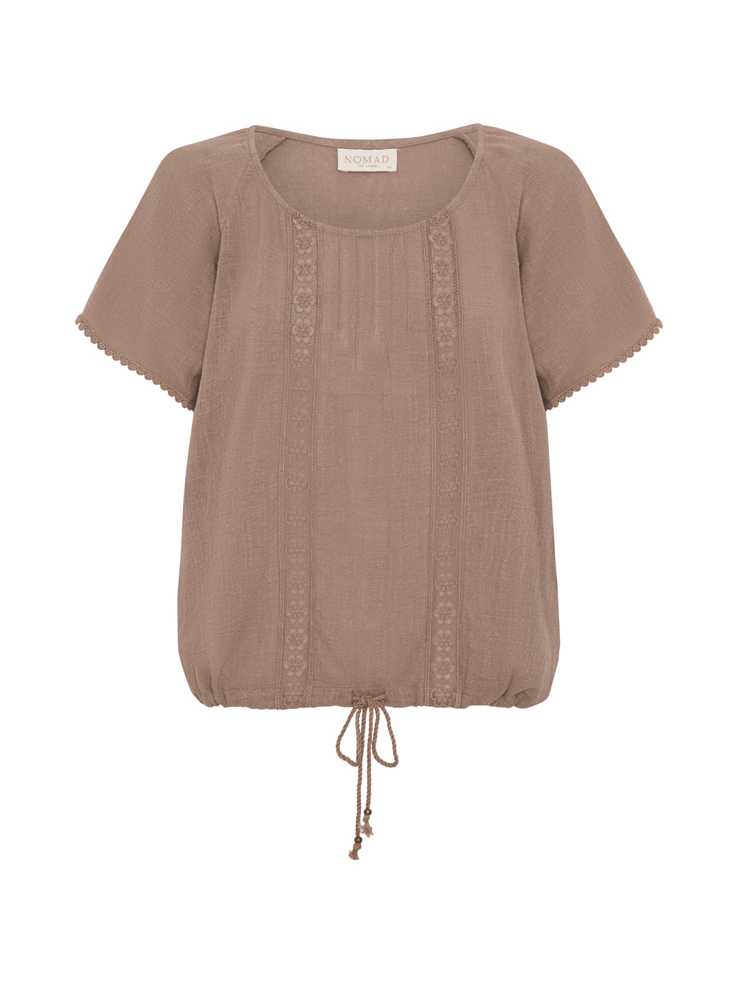 Daisy Organic Cotton Blouse Cinnamon
