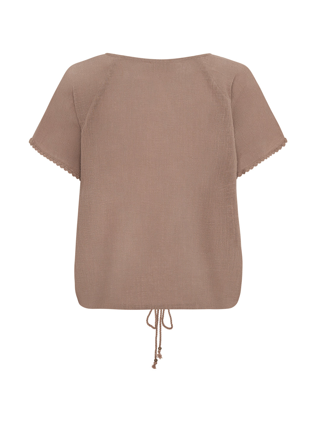 Daisy Organic Cotton Blouse Cinnamon