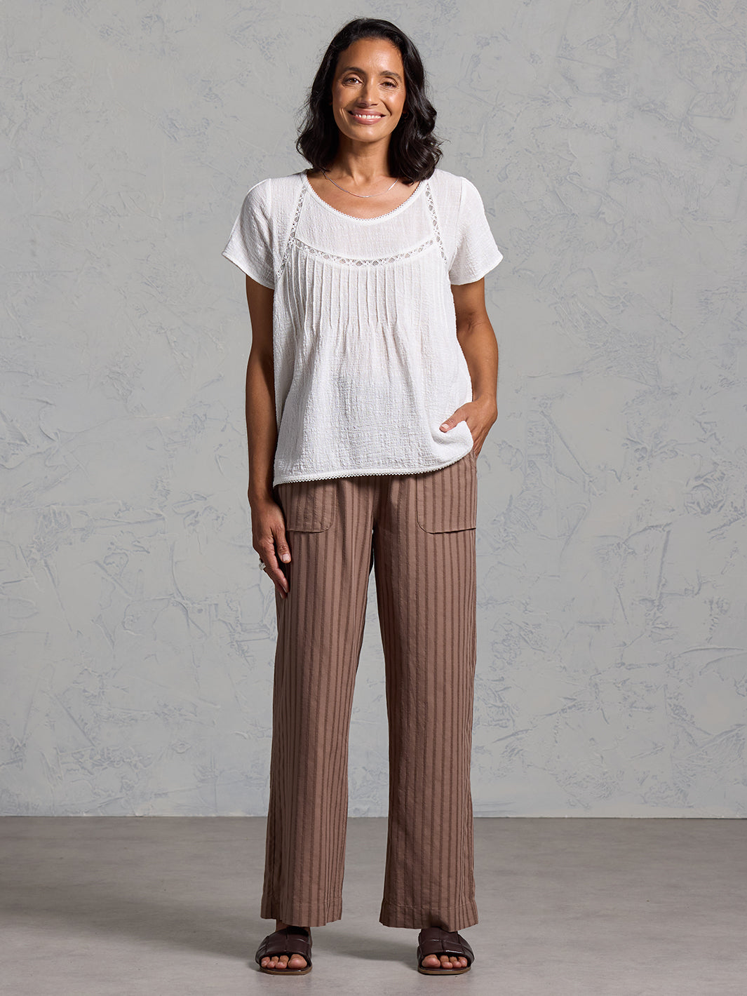 Biarritz Organic Cotton Top Coconut
