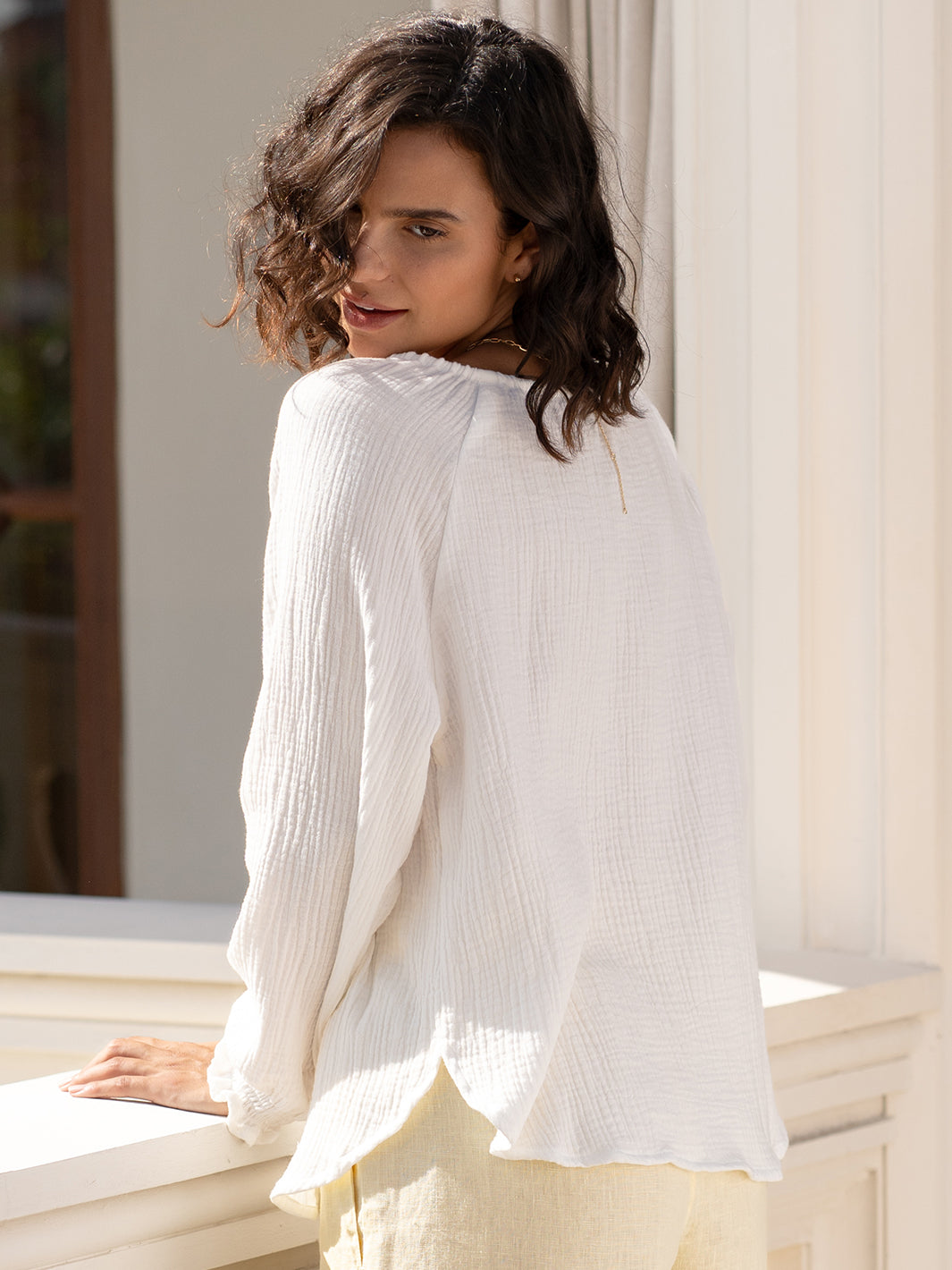 Cotton blouse discount