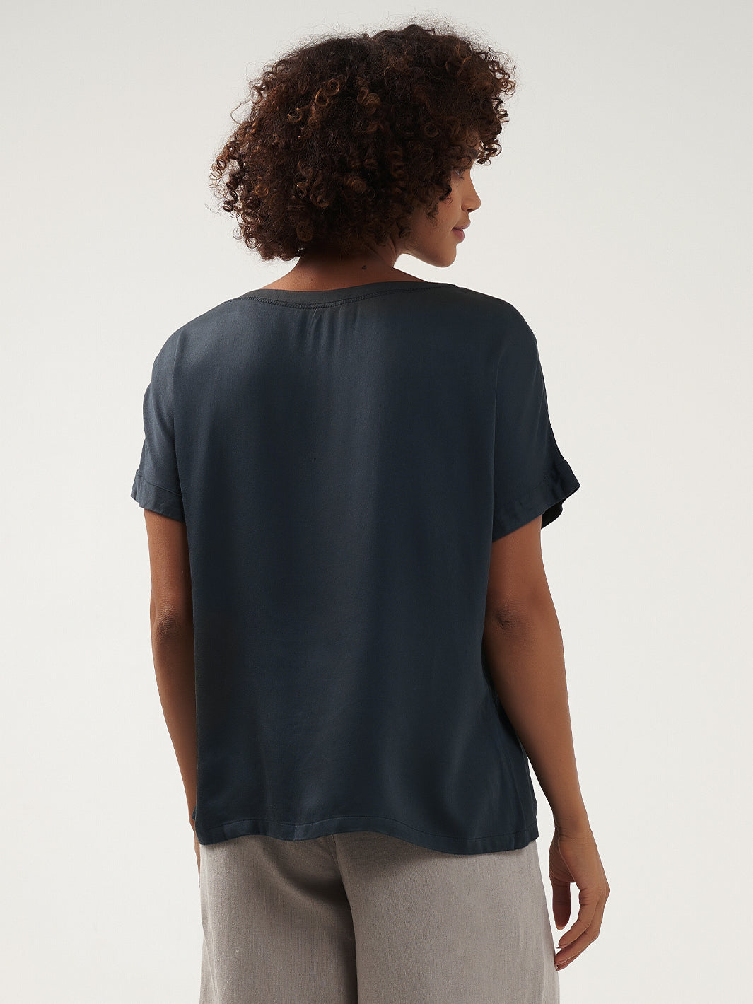 Corfu Bamboo Top Charcoal