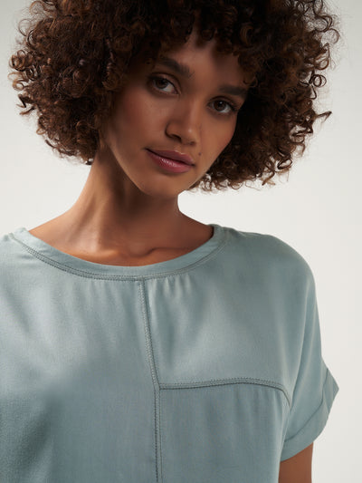Corfu Bamboo Top Steel Blue