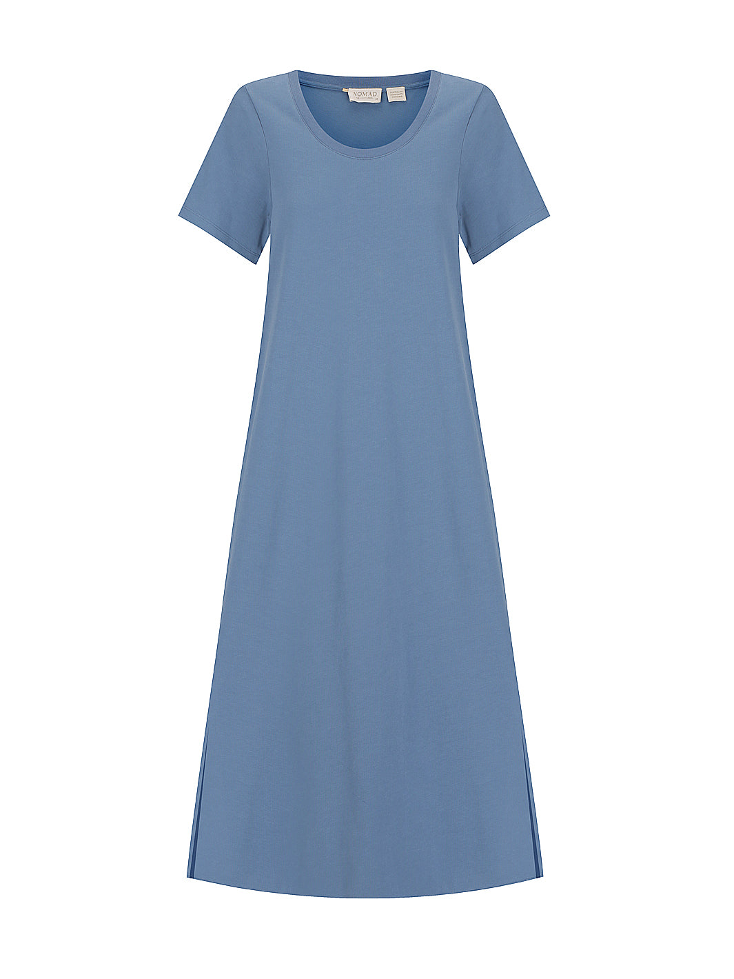 Iluka Cotton Jersey Dress Aegean Blue
