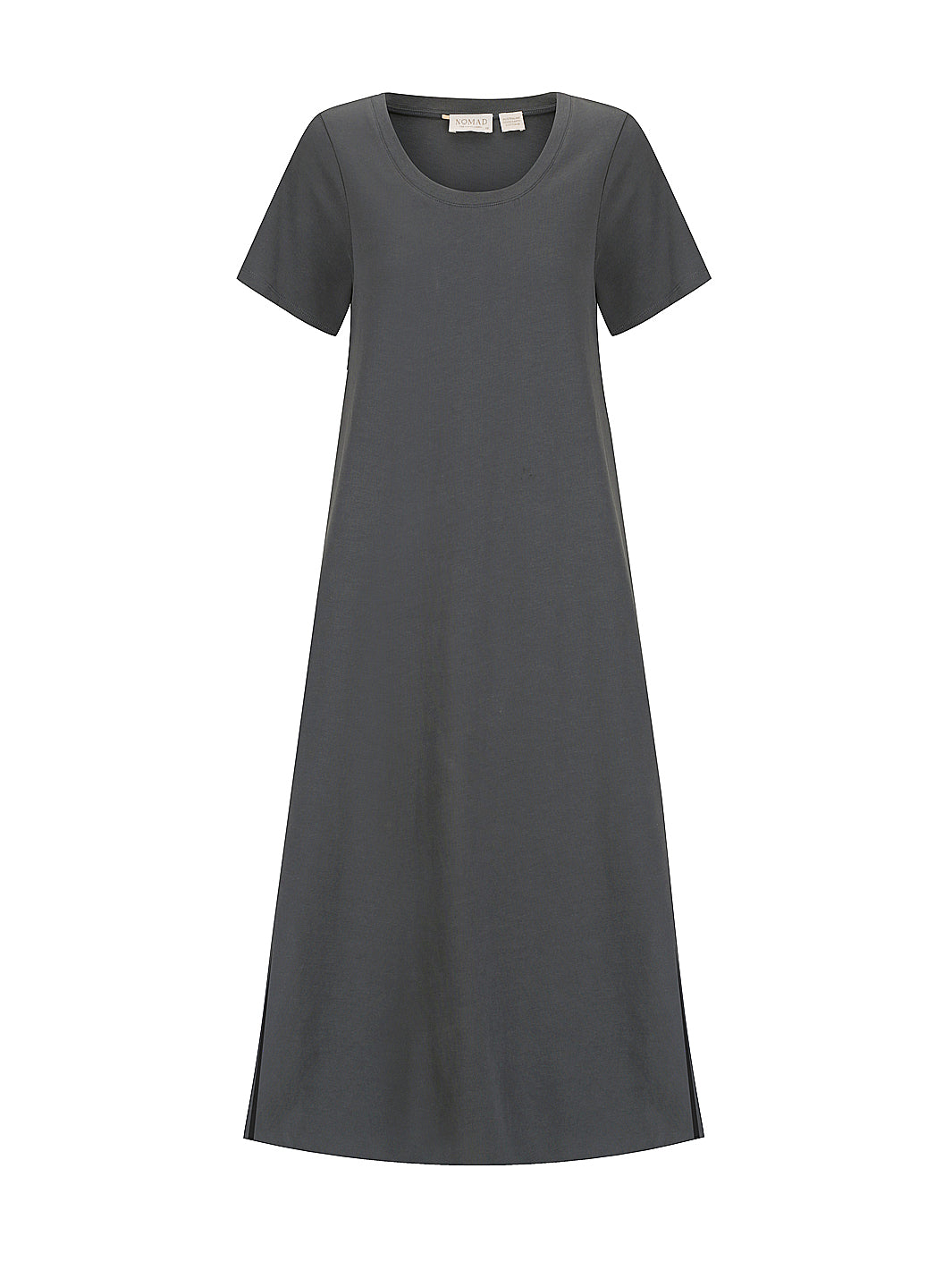 Iluka Cotton Jersey Dress Charcoal