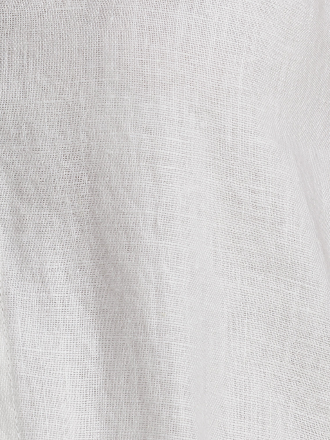 Image features fabric swatch of Inez Linen Midi Dress in Coconut