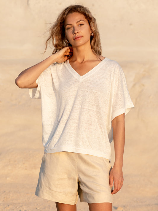 Iris Jersey TShirt Coconut