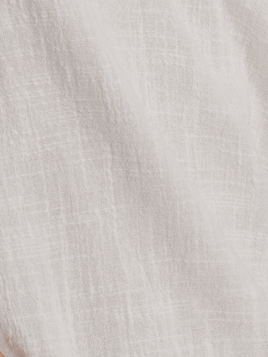 Image features fabric swatch of Montego Cotton Top in White