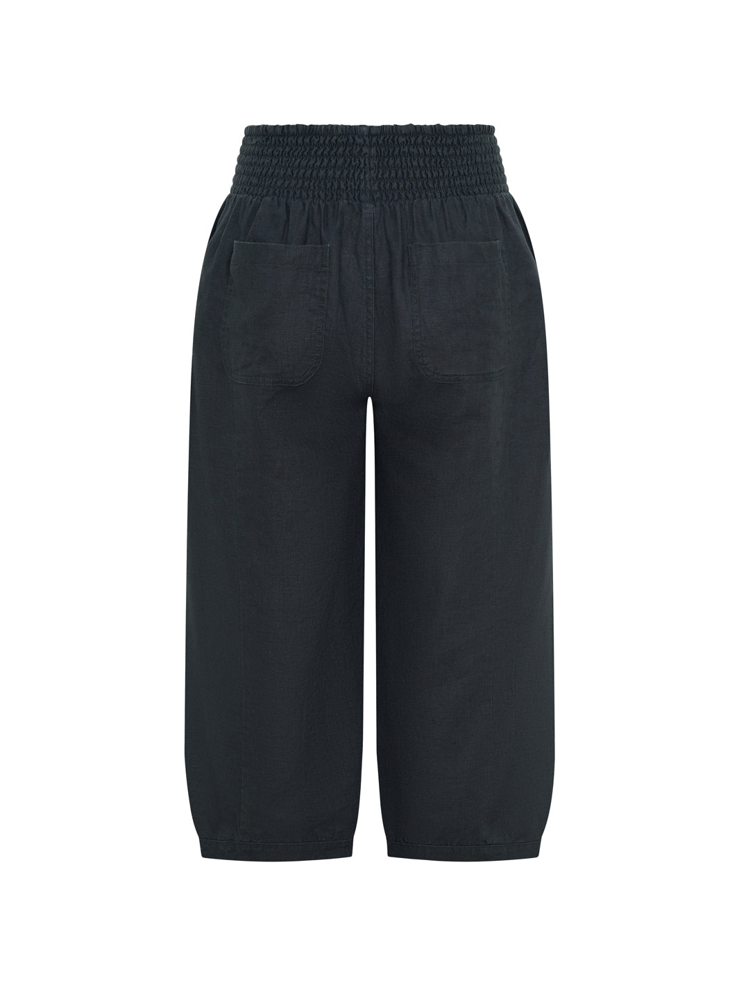 Black pants on a white background