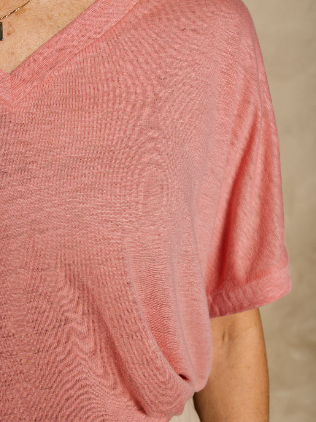 Iris Jersey TShirt Dusty Coral