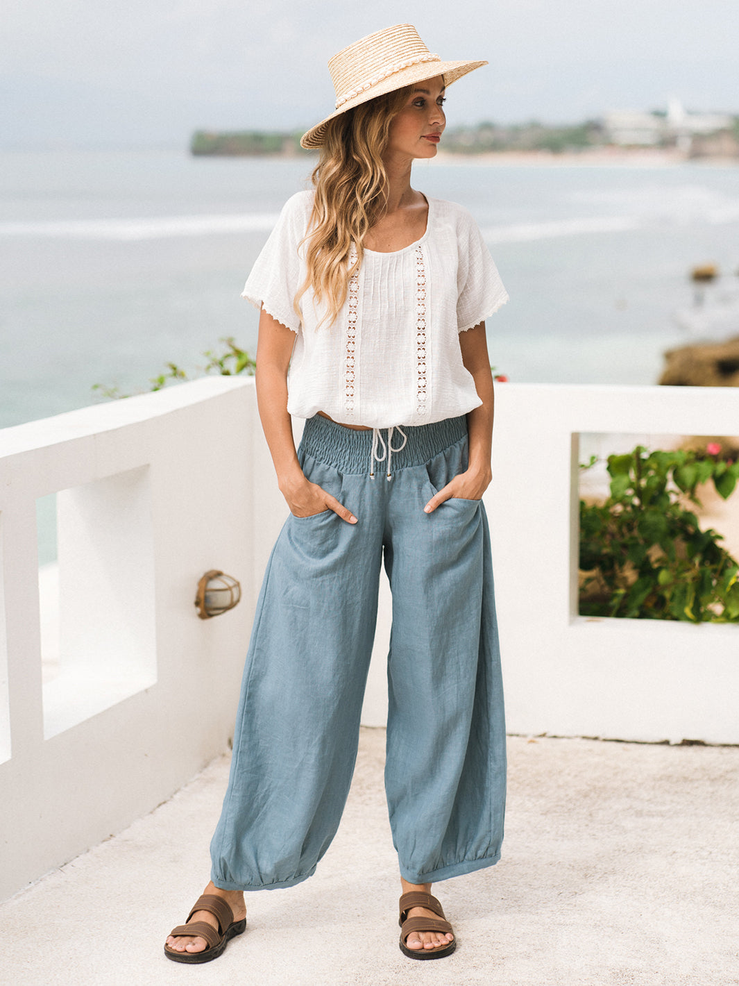 French Linen Pants