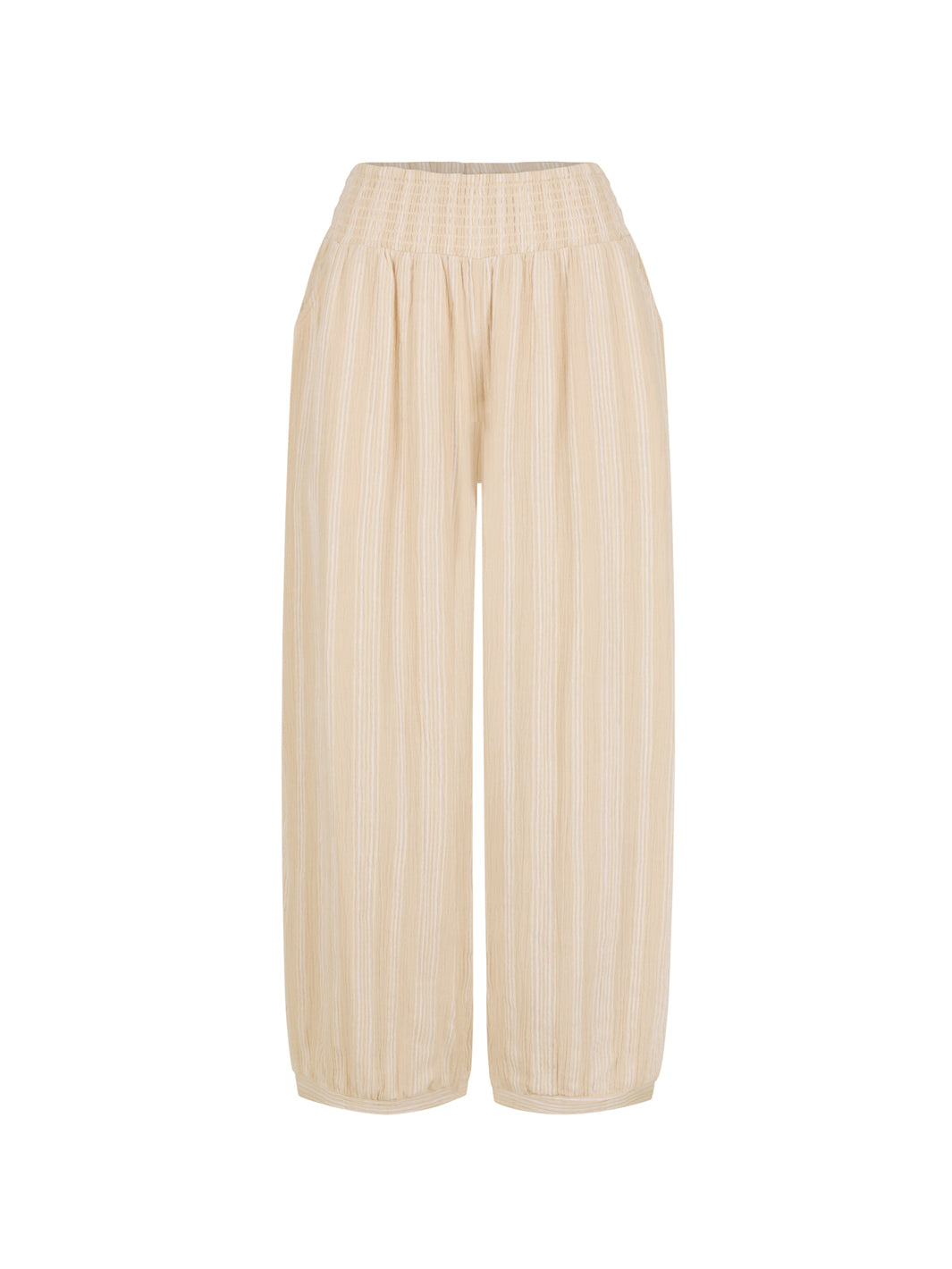 Sadhu Cotton Pants Sand Stripe