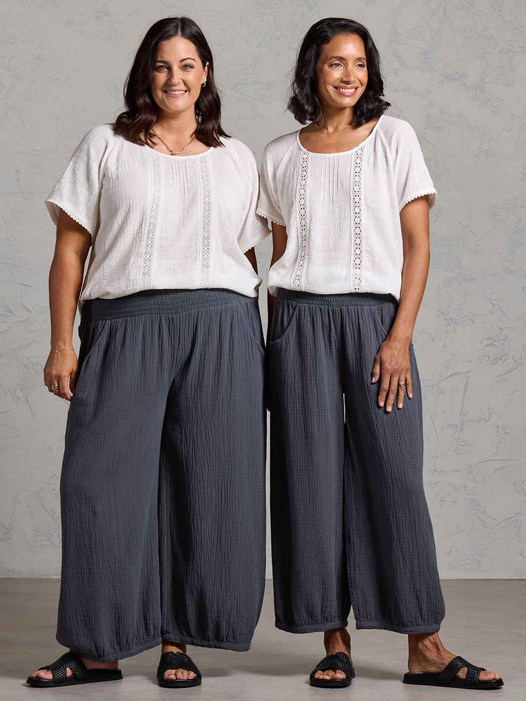Sadhu Cotton Pants Charcoal