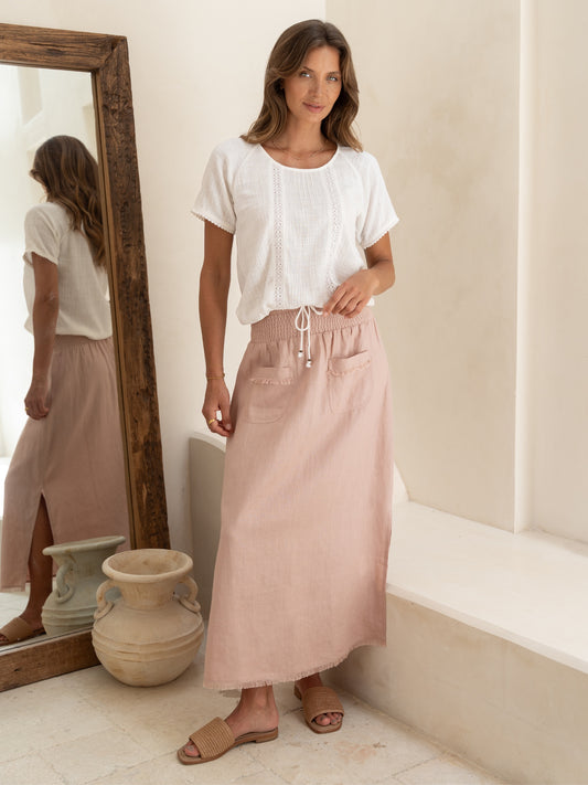 Daisy Organic Cotton Blouse Ivory