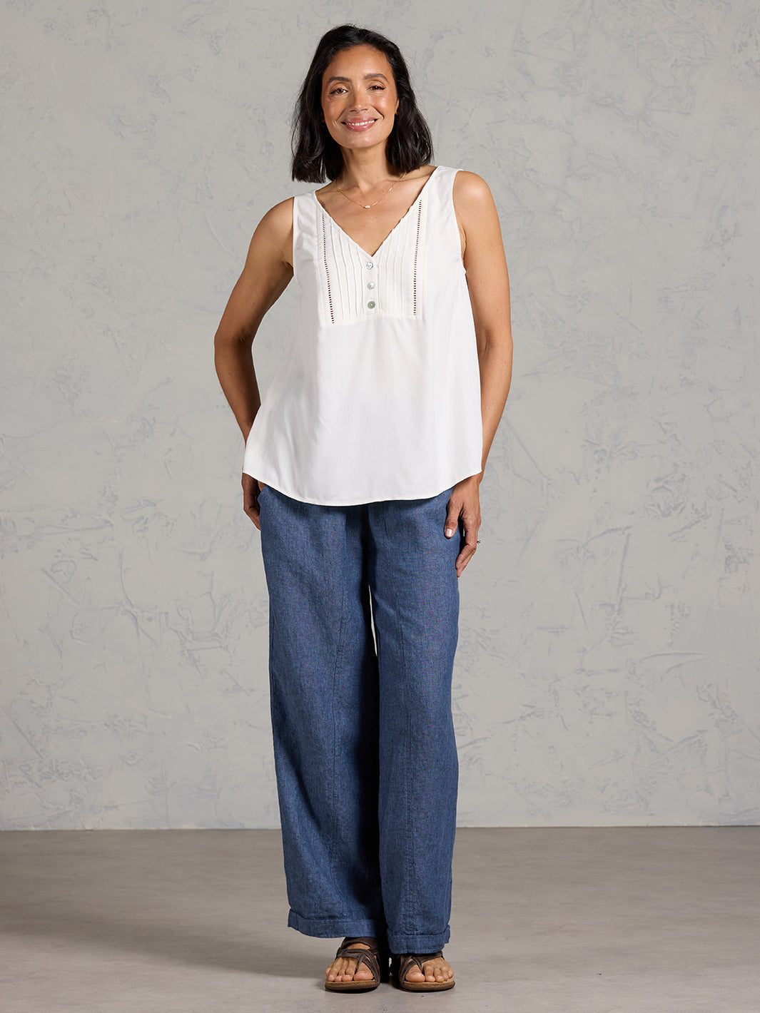 Lili Bamboo Top Coconut