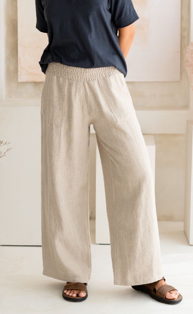 Labos French Linen Pants Flax